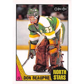 Řadové karty - Beaupre Don - 1987-88 O-Pee-Chee No.132