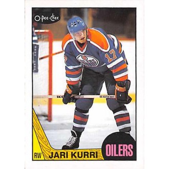 Řadové karty - Kurri Jari - 1987-88 O-Pee-Chee No.148