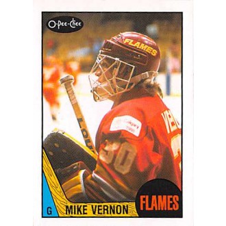 Řadové karty - Vernon Mike - 1987-88 O-Pee-Chee No.215