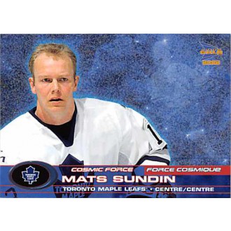 Insertní karty - Sundin Mats - 2001-02 McDonalds Pacific Cosmic Force No.5