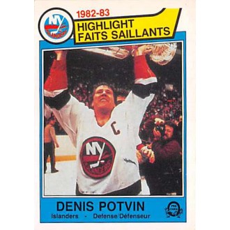 Řadové karty - Potvin Denis - 1983-84 O-Pee-Chee No.2