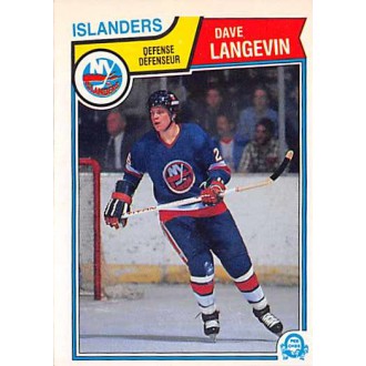 Řadové karty - Langevin Dave - 1983-84 O-Pee-Chee No.11