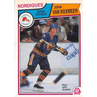 Řadové karty - Van Boxmeer John - 1983-84 O-Pee-Chee No.73