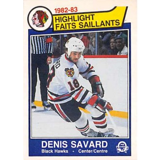 Řadové karty - Savard Denis - 1983-84 O-Pee-Chee No.96