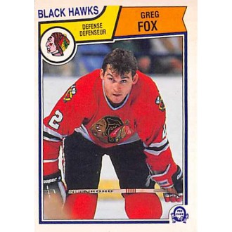 Řadové karty - Fox Greg - 1983-84 O-Pee-Chee No.101