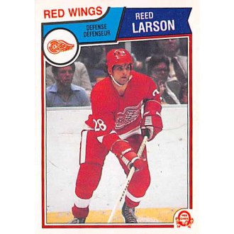Řadové karty - Larson Reed - 1983-84 O-Pee-Chee No.125
