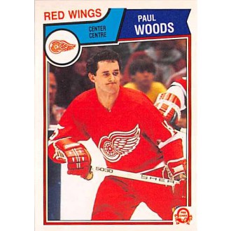 Řadové karty - Woods Paul - 1983-84 O-Pee-Chee No.133