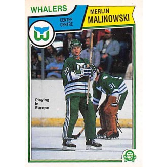 Řadové karty - Malinowski Merlin - 1983-84 O-Pee-Chee No.142