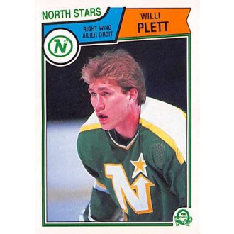 Řadové karty - Plett Willi - 1983-84 O-Pee-Chee No.179