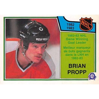 Řadové karty - Propp Brian - 1983-84 O-Pee-Chee No.218