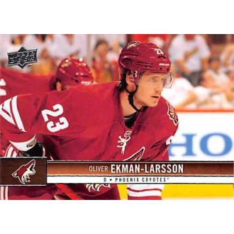 Řadové karty - Ekman-Larsson Oliver - 2012-13 Upper Deck No.139