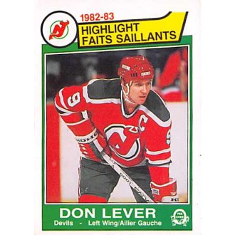 Řadové karty - Lever Don - 1983-84 O-Pee-Chee No.224