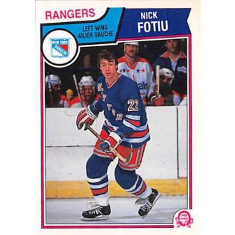 Řadové karty - Fotiu Nick - 1983-84 O-Pee-Chee No.243