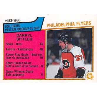Řadové karty - Sittler Darryl - 1983-84 O-Pee-Chee No.257