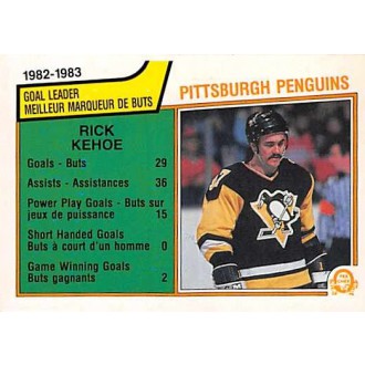 Řadové karty - Kehoe Rick - 1983-84 O-Pee-Chee No.274
