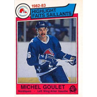 Řadové karty - Goulet Michel - 1983-84 O-Pee-Chee No.288