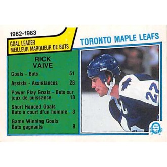 Řadové karty - Vaive Rick - 1983-84 O-Pee-Chee No.323