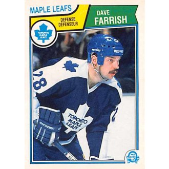 Řadové karty - Farrish Dave - 1983-84 O-Pee-Chee No.329