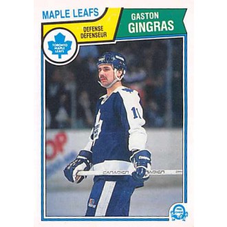 Řadové karty - Gingras Gaston - 1983-84 O-Pee-Chee No.332