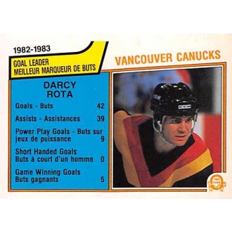 Řadové karty - Rota Darcy - 1983-84 O-Pee-Chee No.344