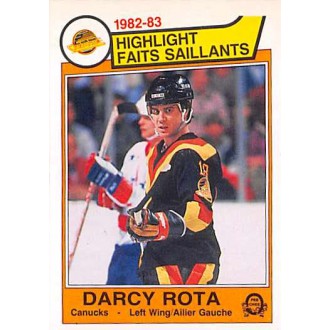 Řadové karty - Rota Darcy - 1983-84 O-Pee-Chee No.345