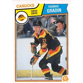 Řadové karty - Gradin Thomas - 1983-84 O-Pee-Chee No.350