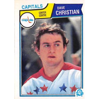Řadové karty - Christian Dave - 1983-84 O-Pee-Chee No.367