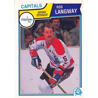 Řadové karty - Langway Rod - 1983-84 O-Pee-Chee No.374
