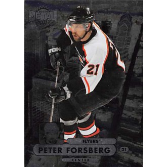 Insertní karty - Forsberg Peter - 2013-14 Fleer Showcase Metal Universe No.MU13