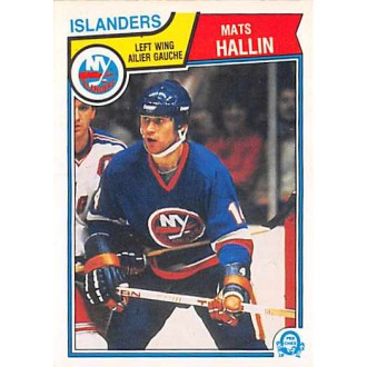Řadové karty - Hallin Mats - 1983-84 O-Pee-Chee No.8