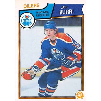 Řadové karty - Kurri Jari - 1983-84 O-Pee-Chee No.34