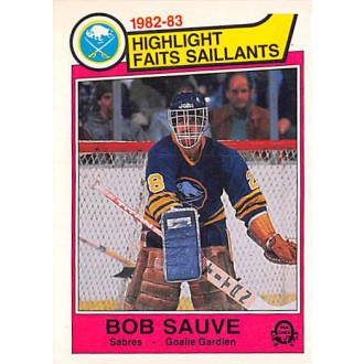 Řadové karty - Sauve Bob - 1983-84 O-Pee-Chee No.61