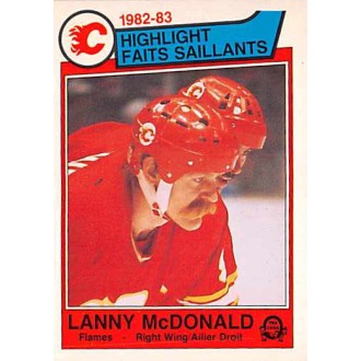 Řadové karty - McDonald Lanny - 1983-84 O-Pee-Chee No.75