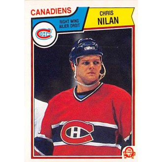 Řadové karty - Nilan Chris - 1983-84 O-Pee-Chee No.194