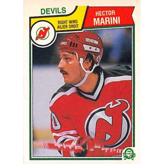 Řadové karty - Marini Hector - 1983-84 O-Pee-Chee No.235