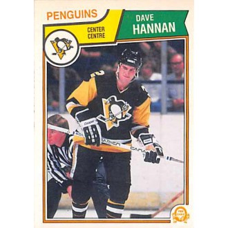 Řadové karty - Hannan Dave - 1983-84 O-Pee-Chee No.281