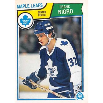Řadové karty - Nigro Frank - 1983-84 O-Pee-Chee No.337