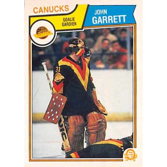 Řadové karty - Garrett John - 1983-84 O-Pee-Chee No.349
