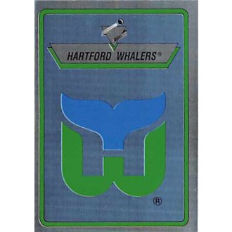 Řadové karty - Hartford Whalers Logo - 1990-91 Panini Stickers No.42
