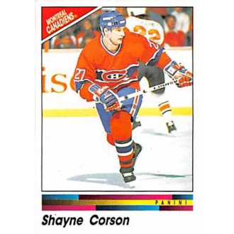 Řadové karty - Corson Shayne - 1990-91 Panini Stickers No.54
