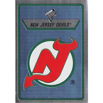 Řadové karty - New Jersey Devils Logo - 1990-91 Panini Stickers No.72