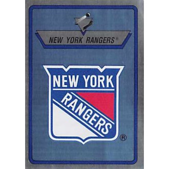 Řadové karty - New York Rangers Logo - 1990-91 Panini Stickers No.102