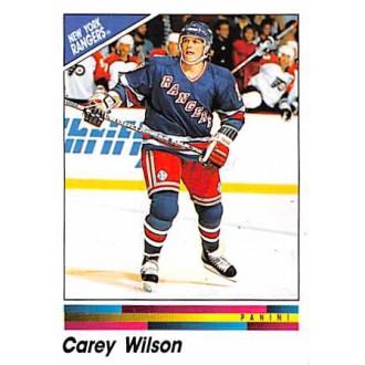 Řadové karty - Wilson Carey - 1990-91 Panini Stickers No.105