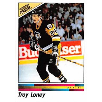 Řadové karty - Loney Troy - 1990-91 Panini Stickers No.138