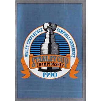 Řadové karty - Stanley Cup Championship Logo - 1990-91 Panini Stickers No.171