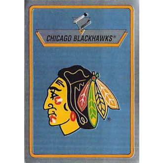 Řadové karty - Chicago Blackhawks Logo - 1990-91 Panini Stickers No.195