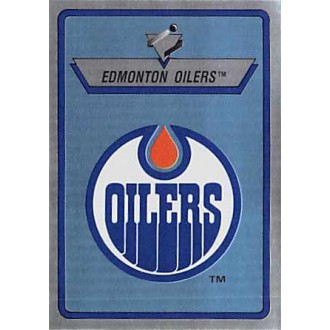 Řadové karty - Edmonton Oilers Logo - 1990-91 Panini Stickers No.225