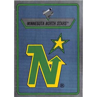 Řadové karty - Minnesota North Stars Logo - 1990-91 Panini Stickers No.255