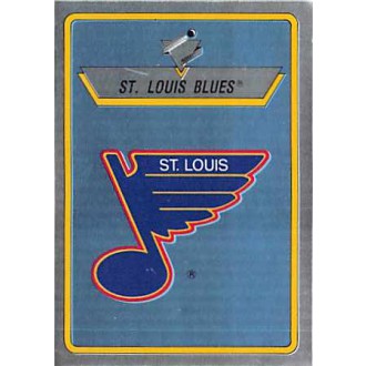 Řadové karty - St.Louis Blues Logo - 1990-91 Panini Stickers No.270