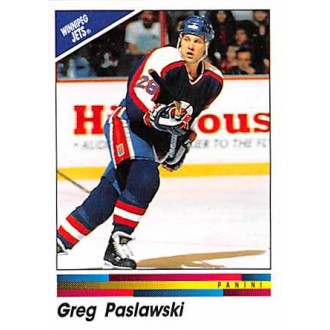 Řadové karty - Paslawski Greg - 1990-91 Panini Stickers No.309